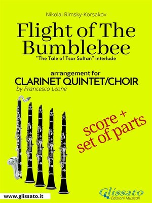 cover image of Flight of the Bumblebee--Clarinet Quintet Score & Parts